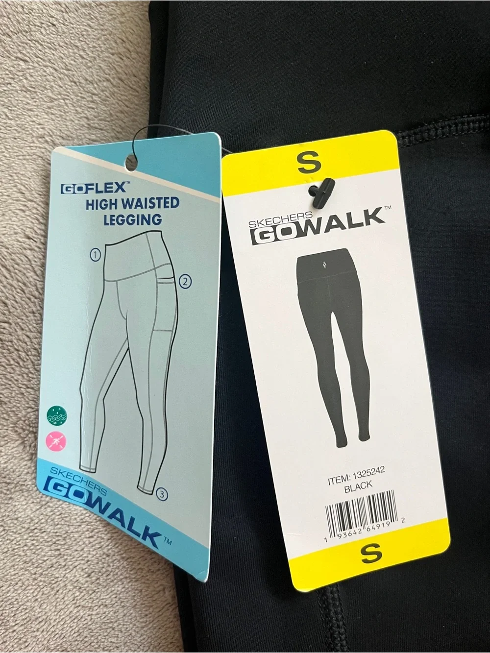 Skechers Black High-Rise Active Leggings